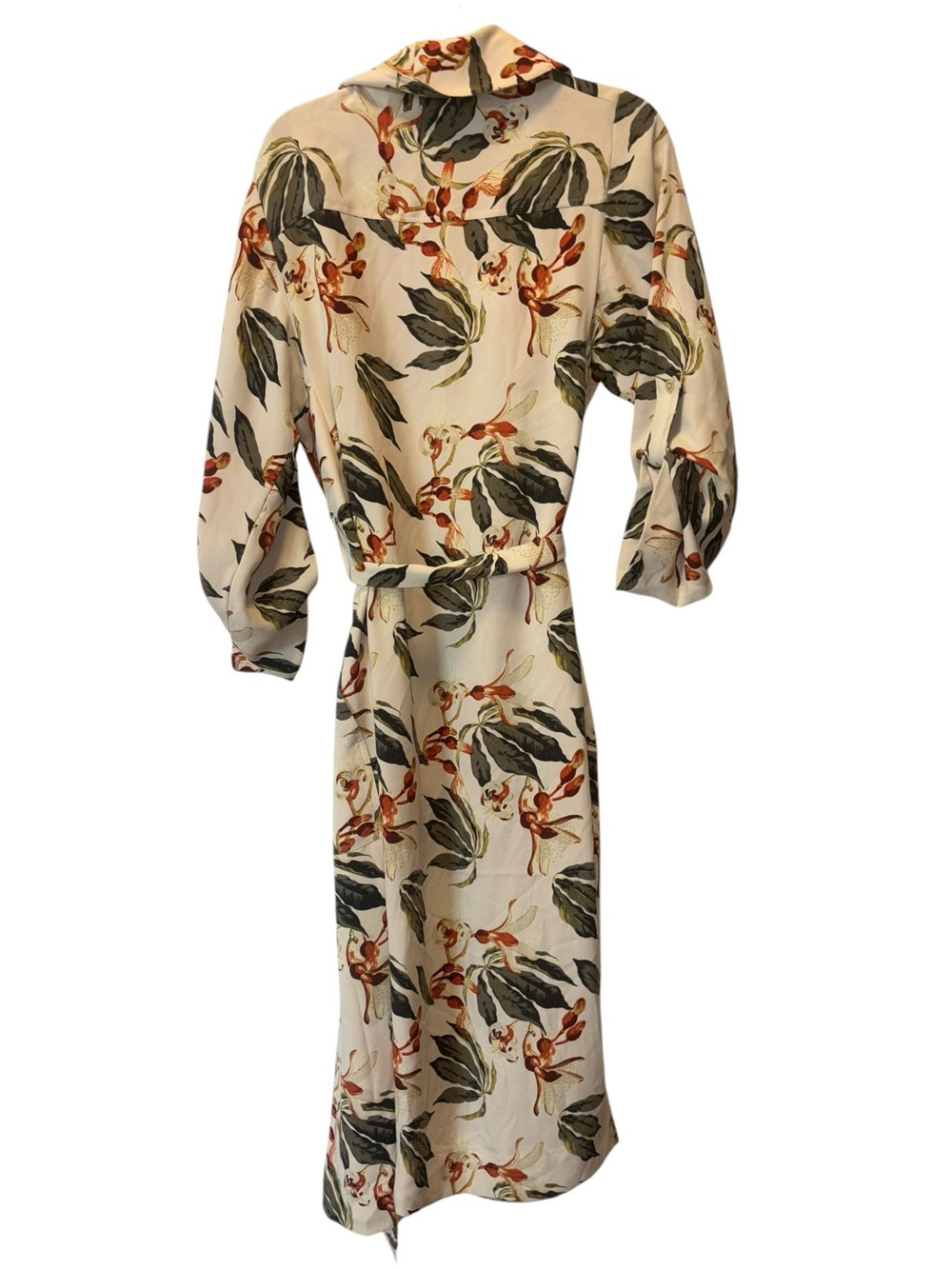 Babaton X Aritzia Kahlo Longline Duster Robe Trench Coat Jacket: Tropical Floral - Picture 8 of 14